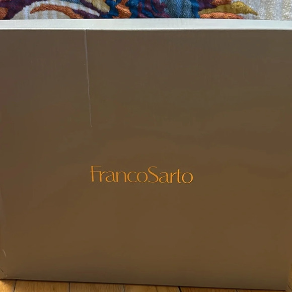 NEW Franco Sarto Tan Katra Clog Block Heel Slip On Platform Mule Size 10 - Picture 10 of 11